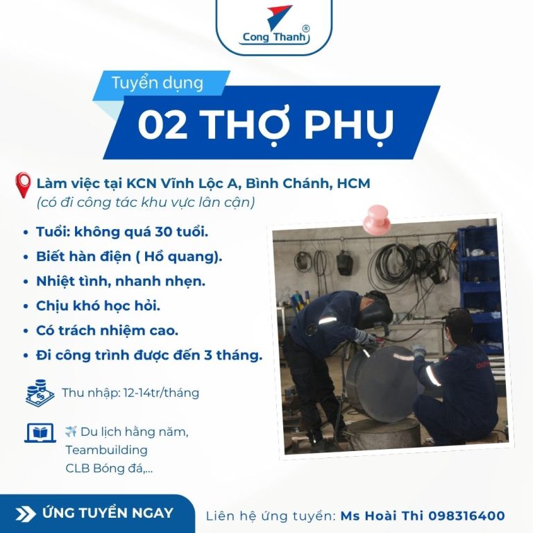 Thợ Phụ Cơ Khí